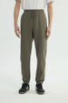 Pantalón Buzo Hombre Pitillo Verde Militar