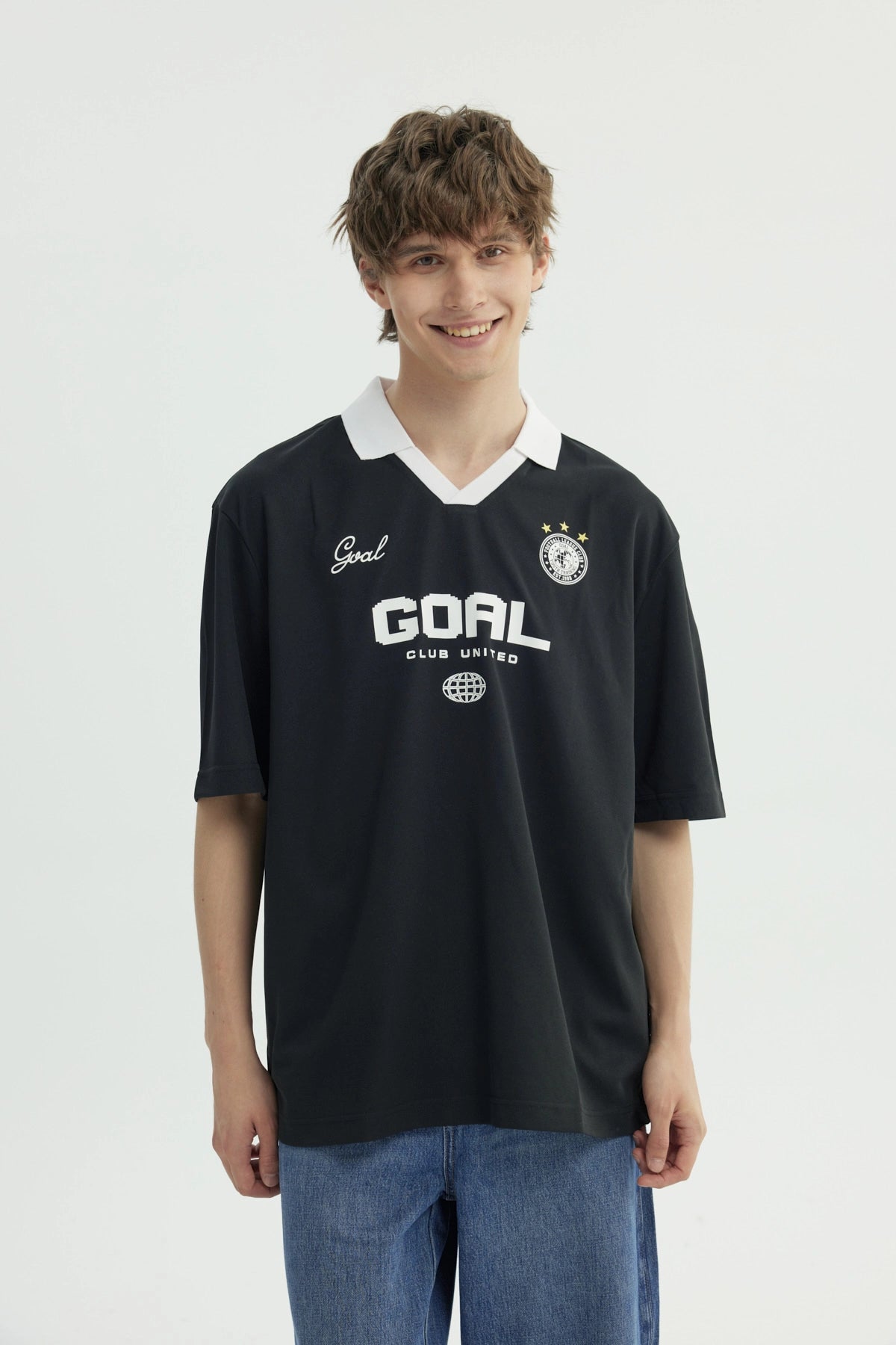 Polera Hombre Oversize Negro