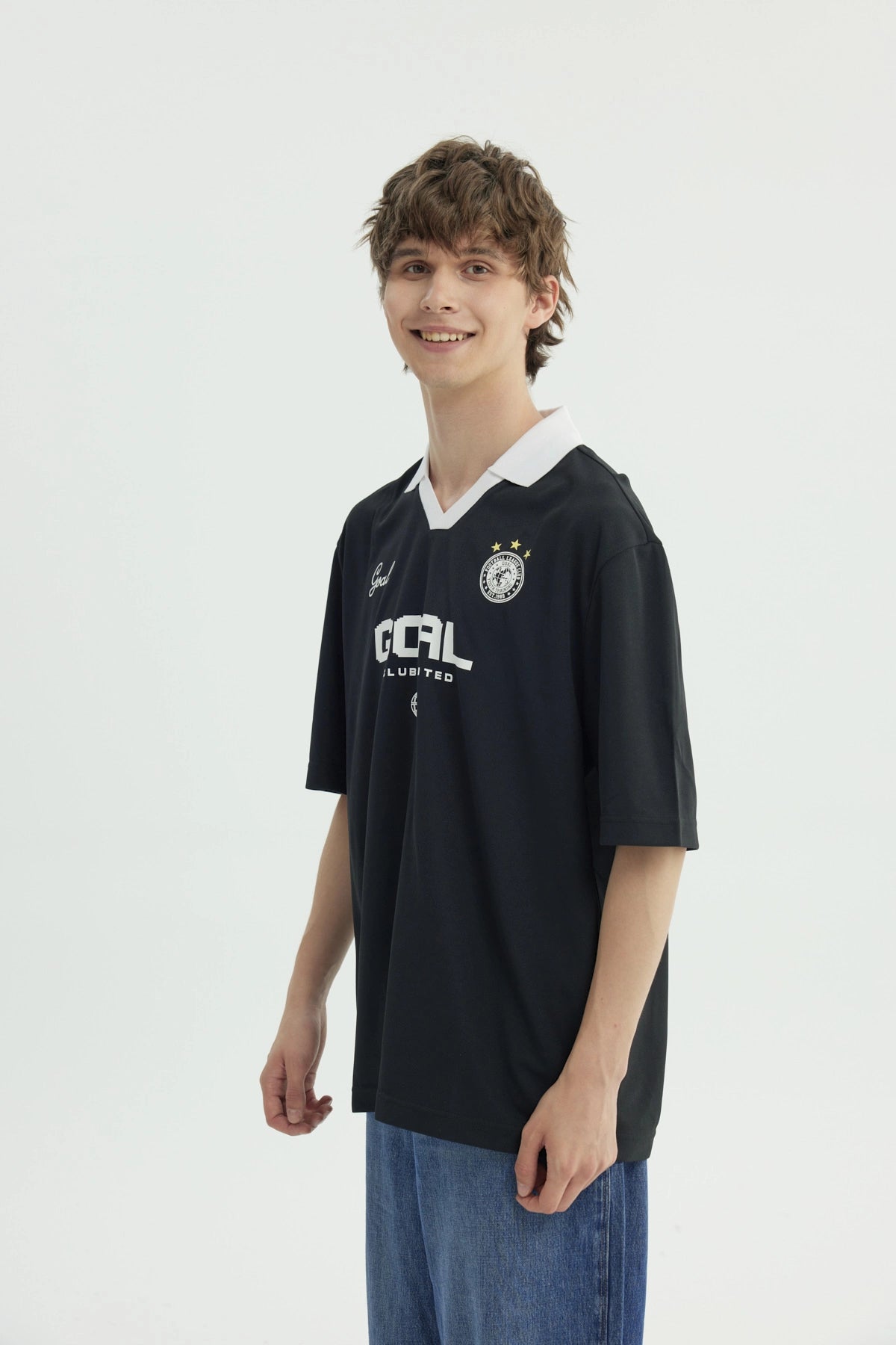 Polera Hombre Oversize Negro