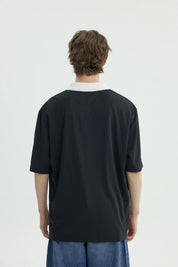 Polera Hombre Oversize Negro
