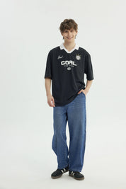 Polera Hombre Oversize Negro