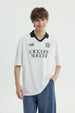 Polera Hombre Oversize Blanco