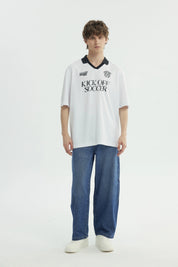 Polera Hombre Oversize Blanco