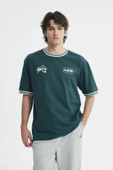 Polera Hombre Oversize Verde