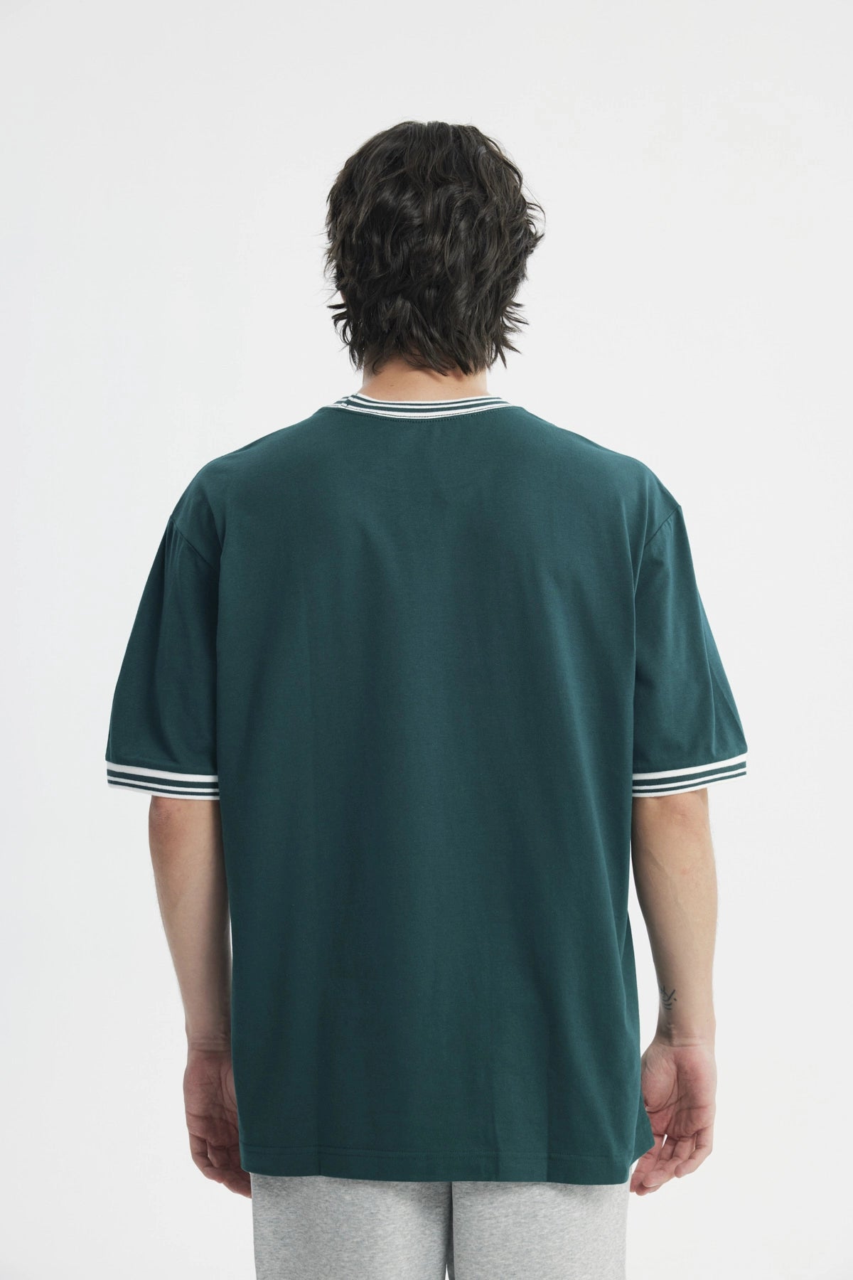 Polera Hombre Oversize Verde