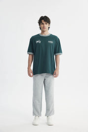 Polera Hombre Oversize Verde