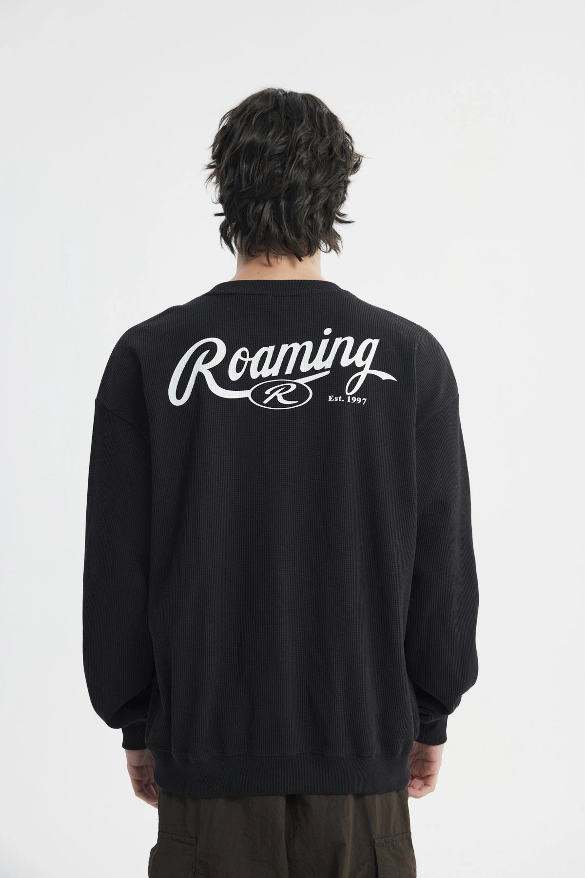 Polerón Hombre Oversize Negro