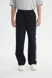 Pantalón Buzo Hombre Amplio Negro