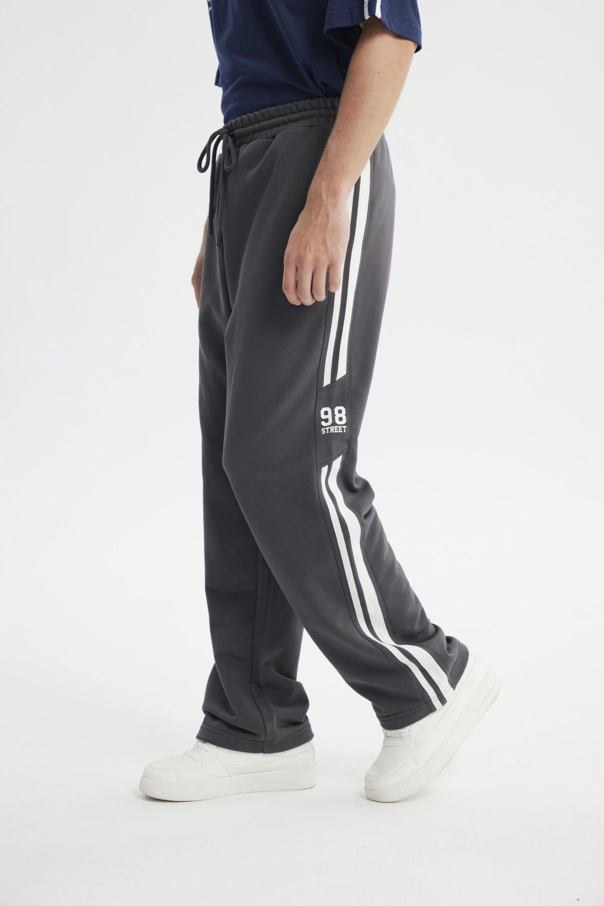 Pantalón Buzo Hombre Amplio Marengo