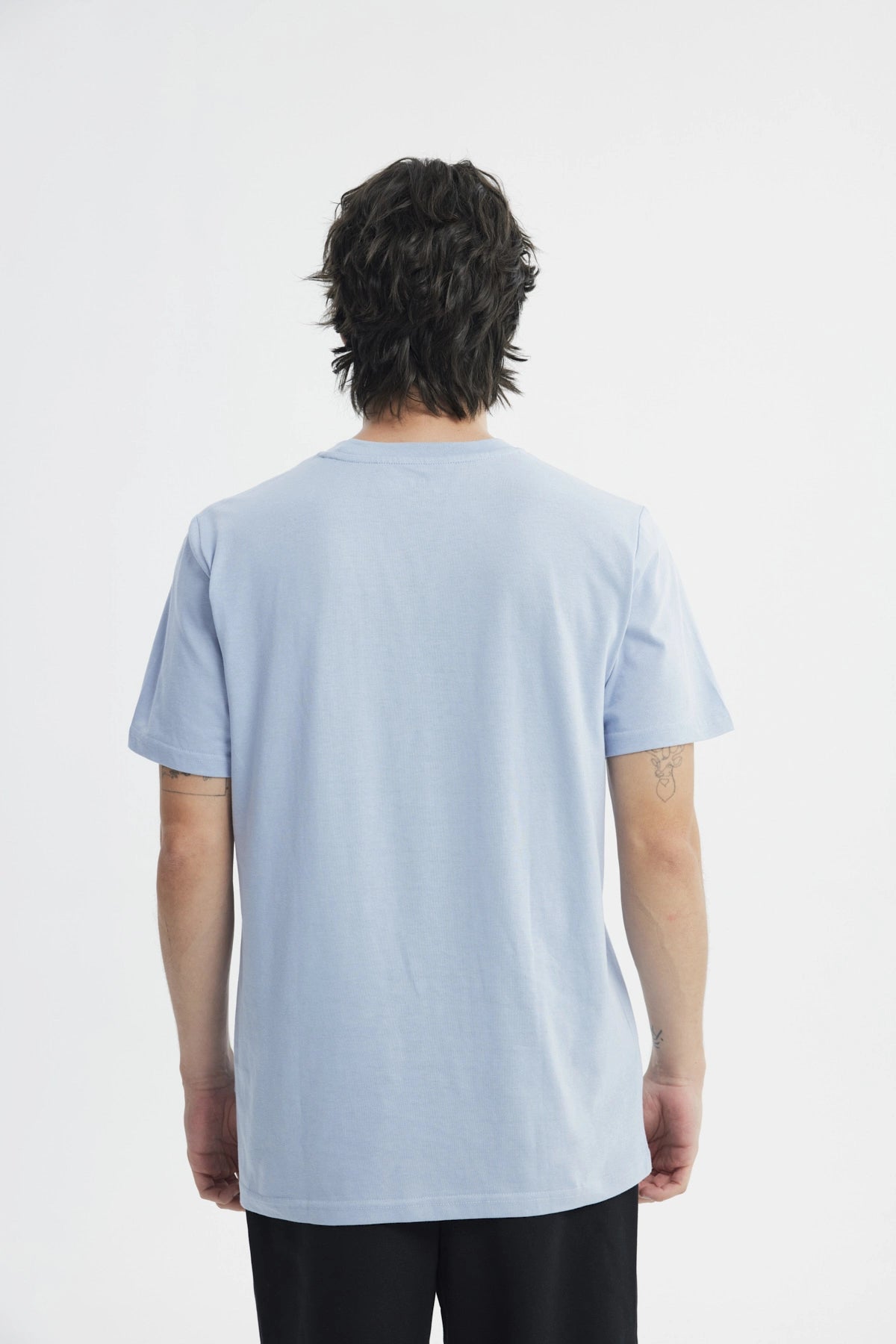 Polera Hombre Regular Celeste