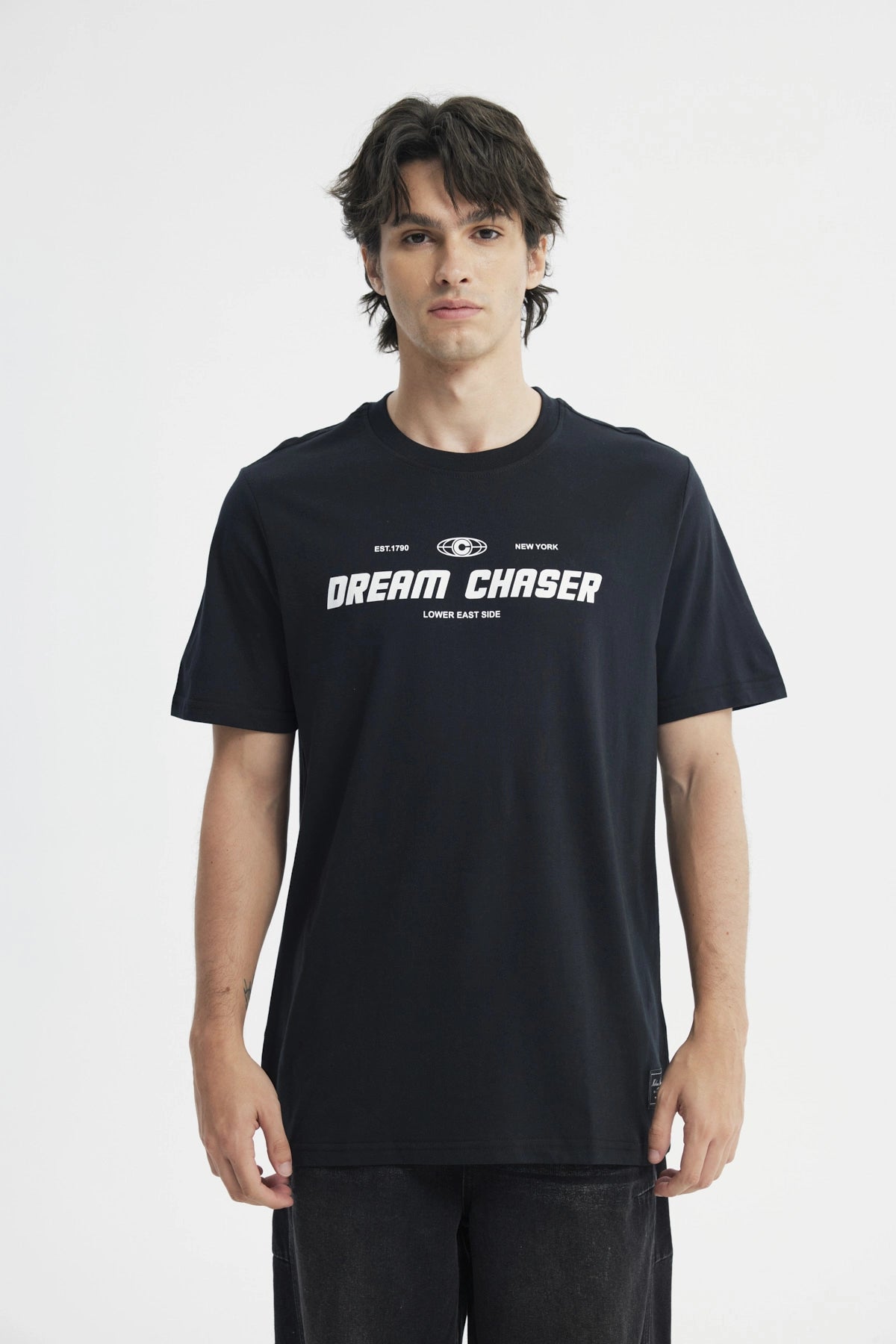 Polera Hombre Regular Negro