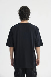 Polera Hombre Oversize Negro