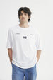 Polera Hombre Oversize Blanco
