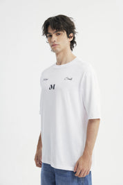 Polera Hombre Oversize Blanco