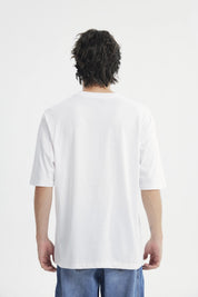 Polera Hombre Oversize Blanco