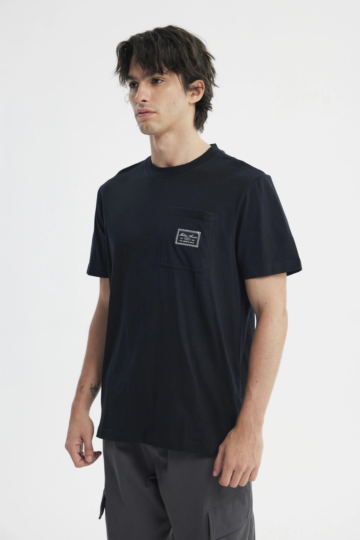 Polera Hombre Regular Negro