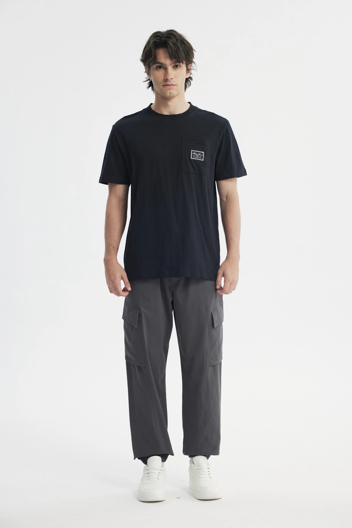 Polera Hombre Regular Negro