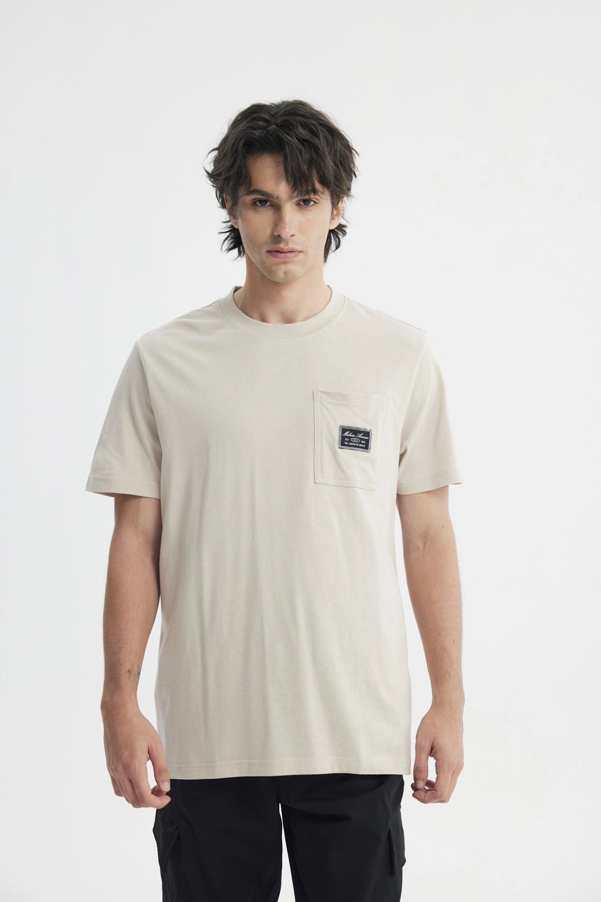 Polera Hombre Regular Beige