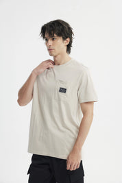 Polera Hombre Regular Beige