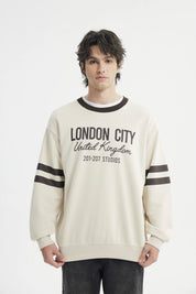 Polerón Hombre Oversize Beige