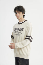 Polerón Hombre Oversize Beige