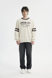 Polerón Hombre Oversize Beige