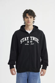Polerón Hombre Oversize Negro