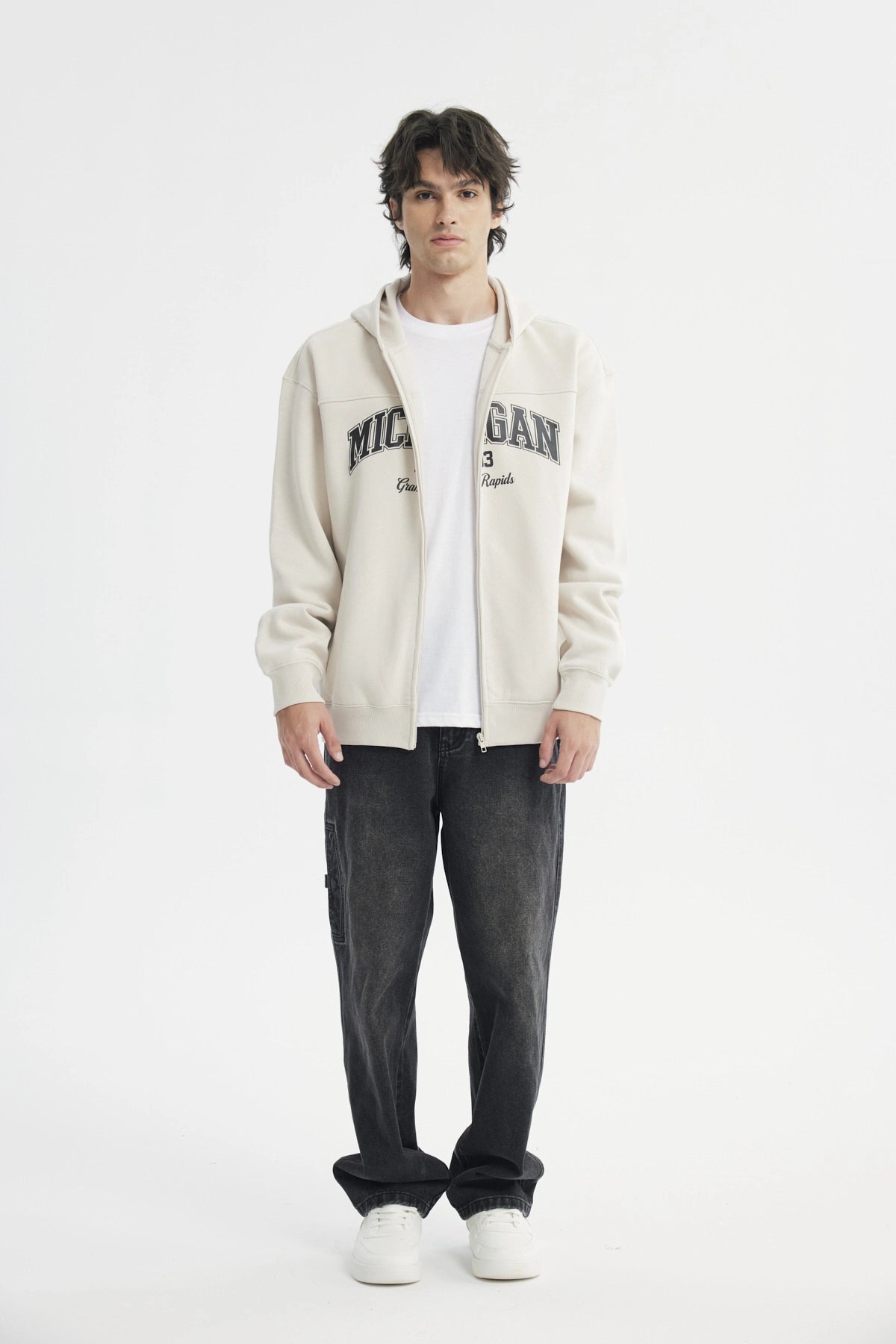 Polerón Hombre Oversize Beige