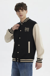 Chaqueta Hombre Slim Juvenil Negro