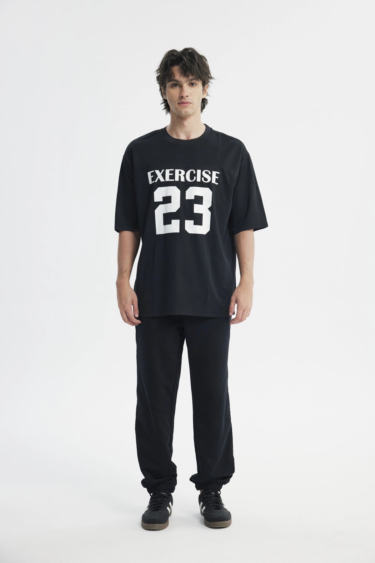 Polera Hombre Oversize Negro