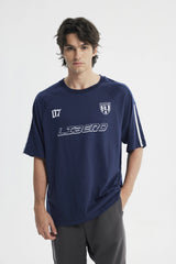 Polera Hombre Regular Azul Marino