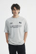 Polera Hombre Regular Gris Melange