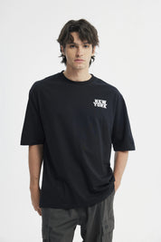 Polera Hombre Oversize Negro
