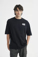 Polera Hombre Oversize Negro