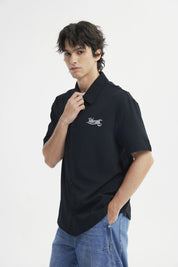Camisa Hombre Oversize Negro