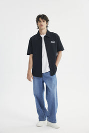 Camisa Hombre Oversize Negro