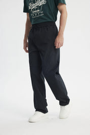 Pantalón Calce Recto Hombre Negro