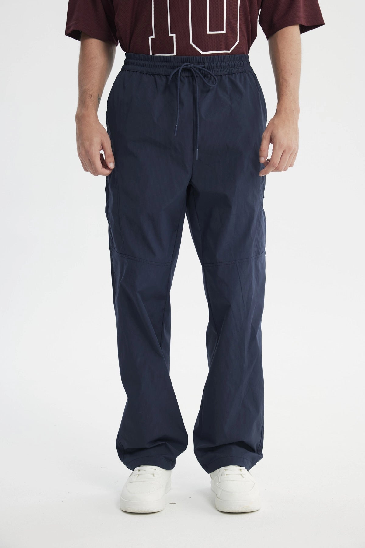 Pantalón Calce Recto Hombre Azul Marino