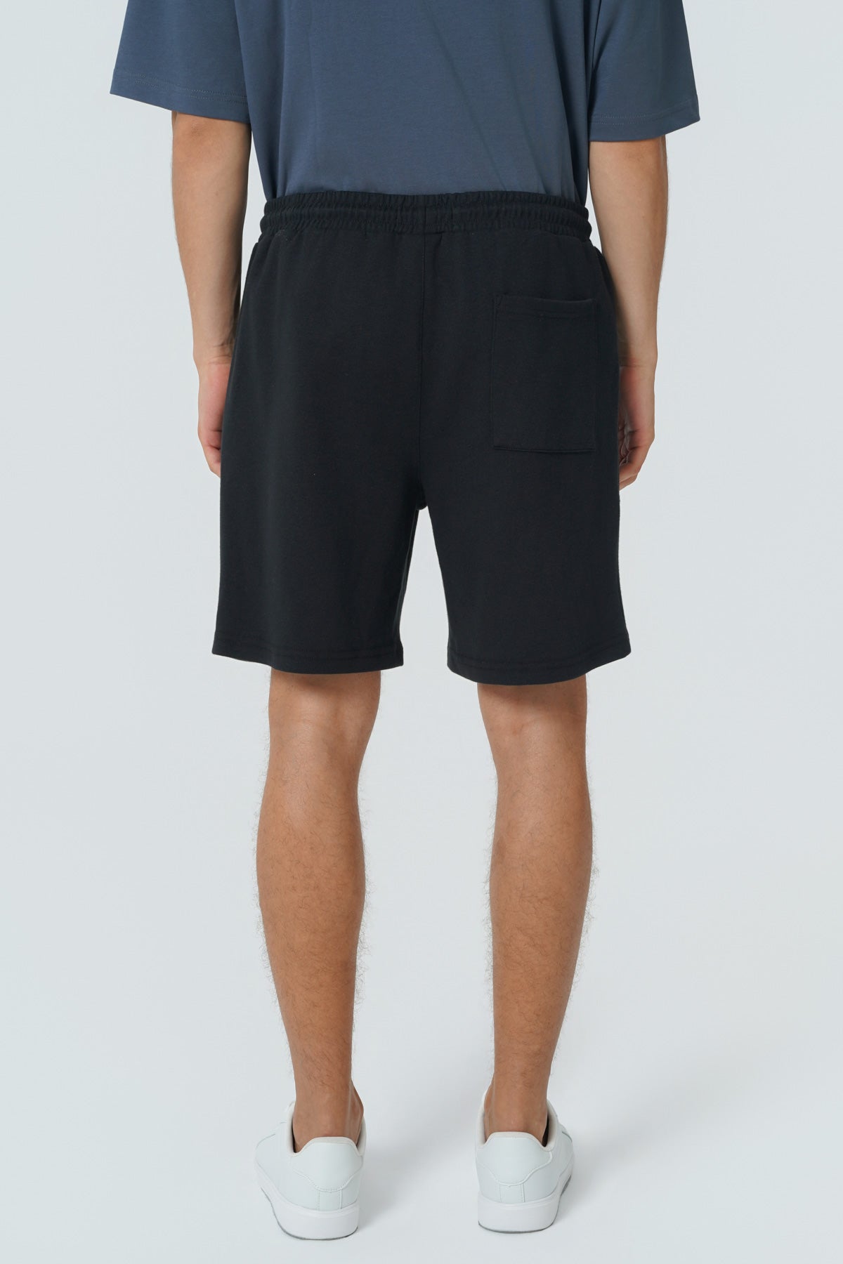 Bermuda Calce Recto Hombre Negro