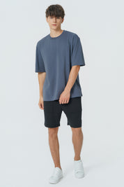 Bermuda Calce Recto Hombre Negro