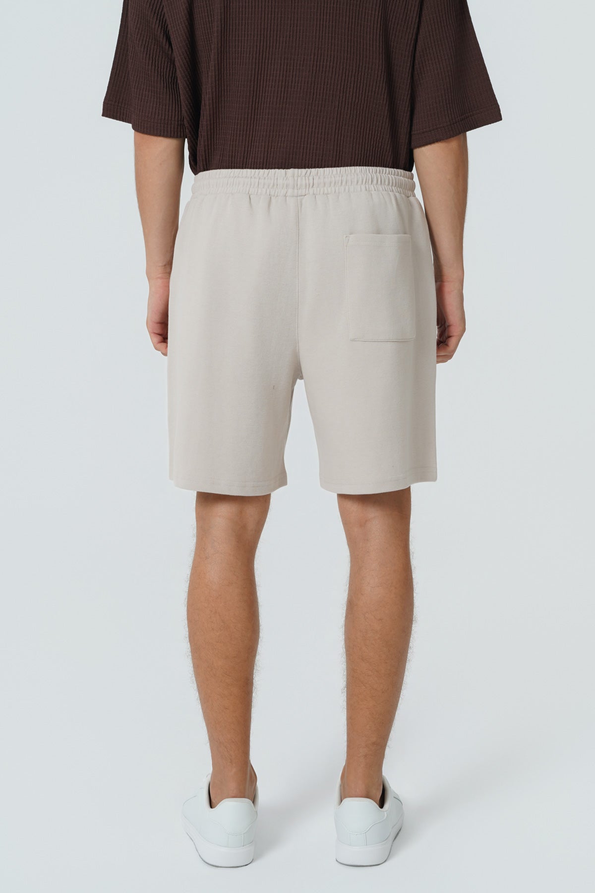 Bermuda Calce Recto Hombre Beige