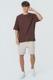 Bermuda Calce Recto Hombre Beige