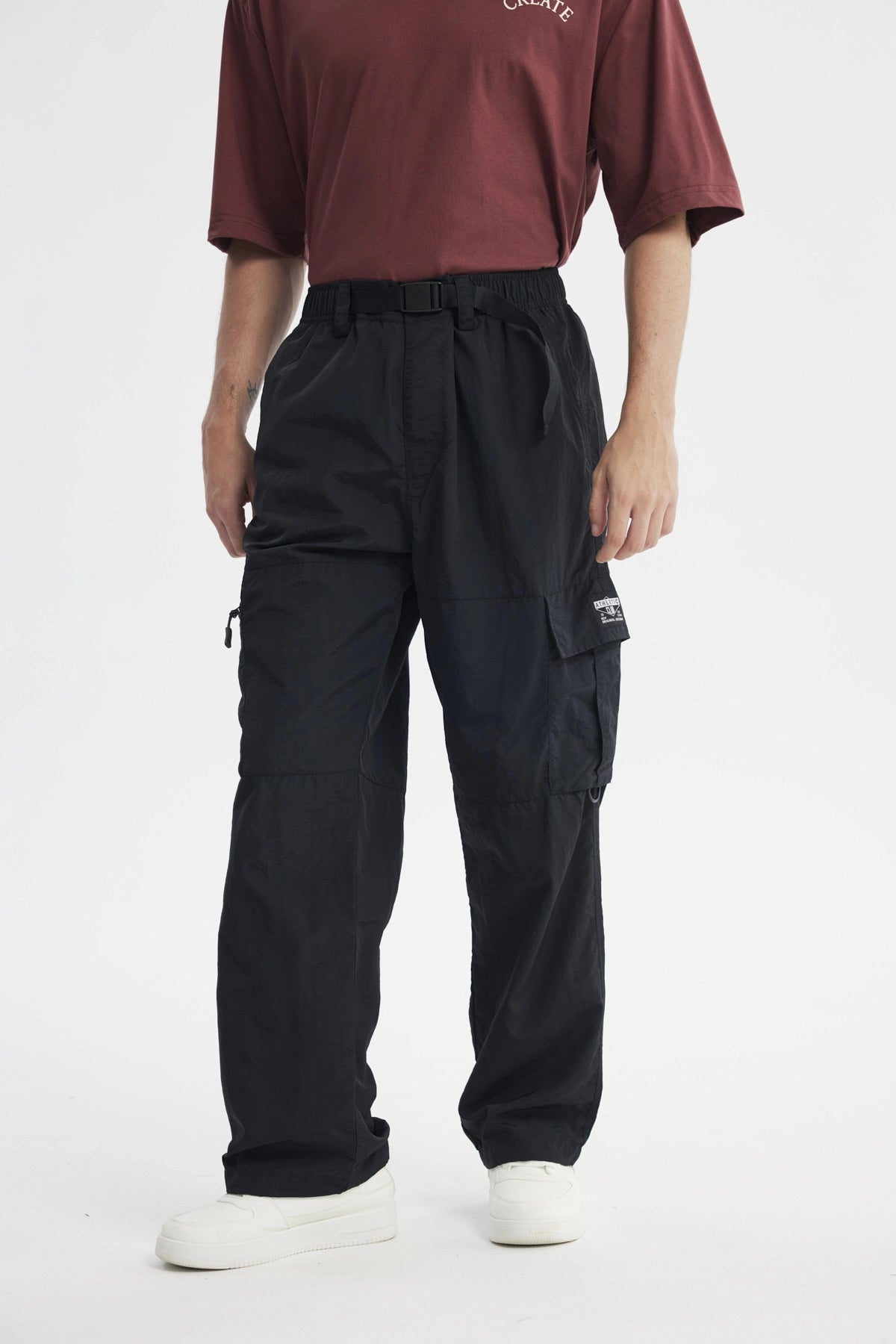 Pantalón Calce Recto Hombre Negro