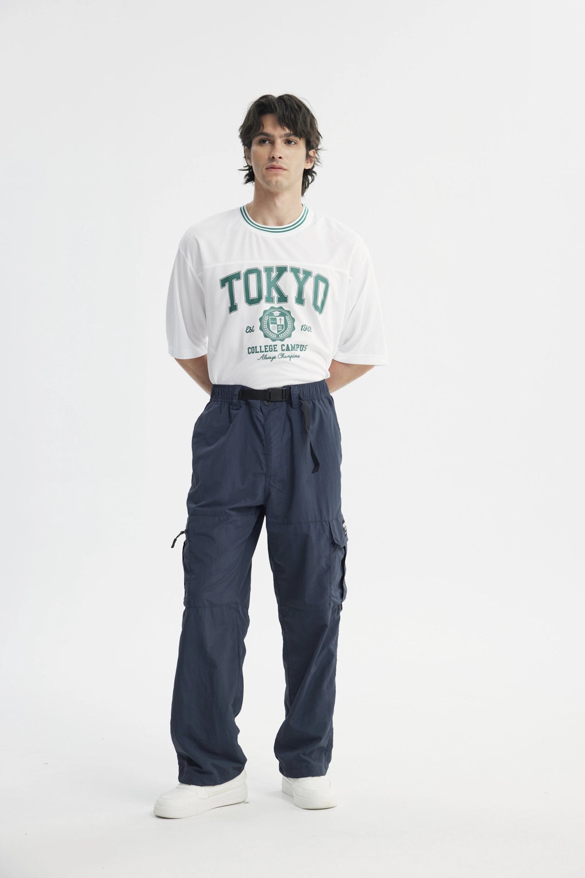 Pantalón Calce Recto Hombre Marengo