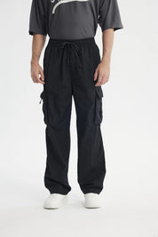 Pantalón Calce Recto Hombre Negro