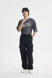 Pantalón Calce Recto Hombre Negro