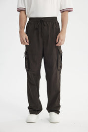 Pantalón Calce Recto Hombre Café