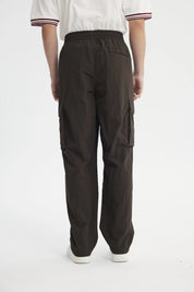 Pantalón Calce Recto Hombre Café