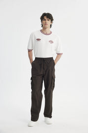 Pantalón Calce Recto Hombre Café