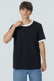 Polera Regular Hombre Negro